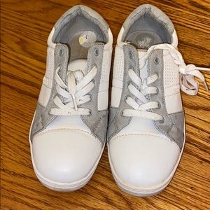 White sneakers